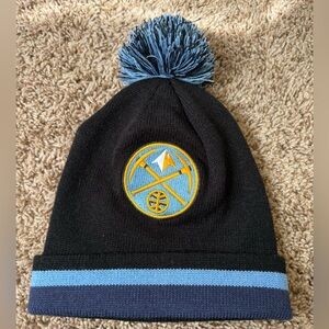 Denver Nuggets Knit Pom Beanie | Mitchell & Ness | NBA Winter Hat